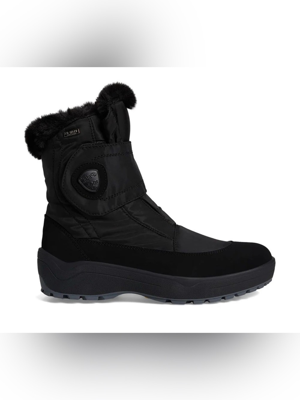 Pajar Women's Black Insulated Winter Boot with Faux Fur Cuff